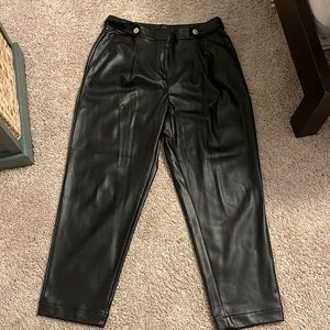 Brand New but missing tags: Black pleather pants
